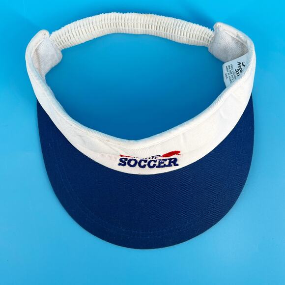 90s US Soccer sun visor hat 1990s vintage - Picture 3 of 5